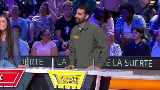 &iexcl;Una de las mejores jugadas de la historia de La ruleta de la suerte! Ignacio resuelve por 2.125 eurazos
