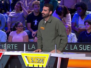 &iexcl;Una de las mejores jugadas de la historia de La ruleta de la suerte! Ignacio resuelve por 2.125 eurazos