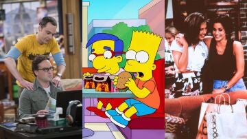 The Big Bang Theory, Los Simpson y Friends The Big Bang Theory, Los Simpson y Friends