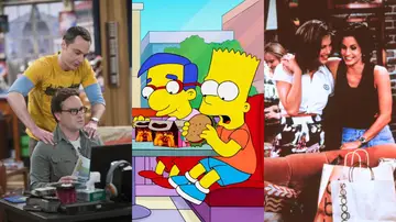The Big Bang Theory, Los Simpson y Friends The Big Bang Theory, Los Simpson y Friends