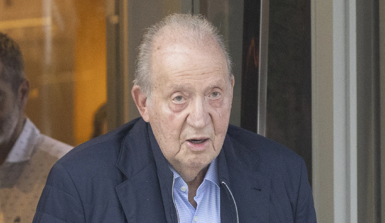 El rey Juan Carlos, en España