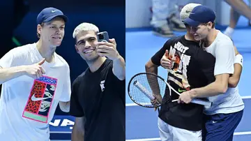 Carlos Alcaraz y Jannik Sinner, juntos en Turín antes de las Nitto ATP Finals Carlos Alcaraz y Jannik Sinner, juntos en Turín antes de las Nitto ATP Finals
