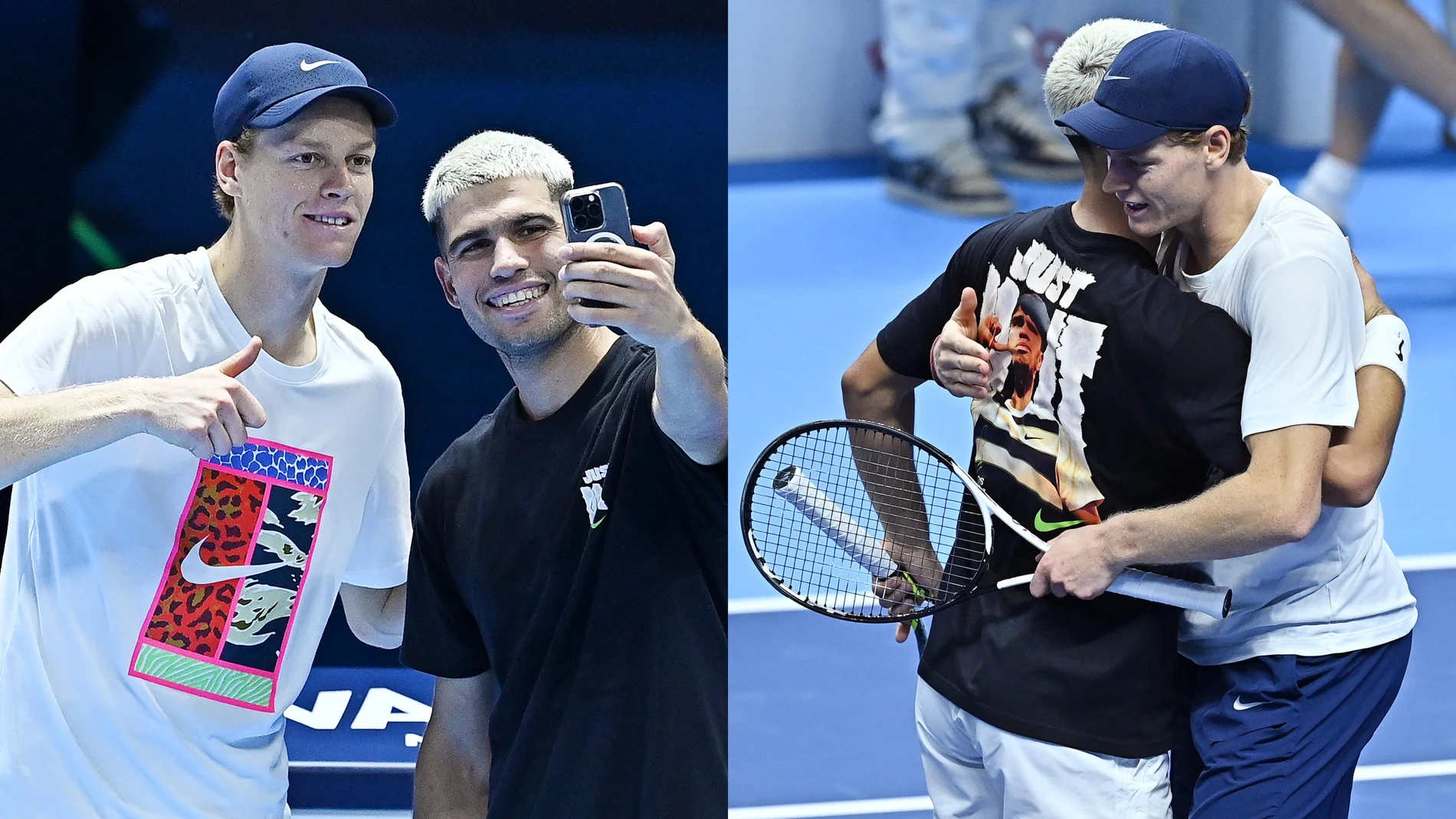 Carlos Alcaraz y Jannik Sinner, juntos en Turín antes de las Nitto ATP Finals Carlos Alcaraz y Jannik Sinner, juntos en Turín antes de las Nitto ATP Finals