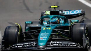 Fernando Alonso en el GP de Brasil 2025