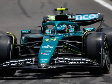 Fernando Alonso en el GP de Brasil 2025