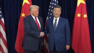 Donald Trump y Xi Jinping 