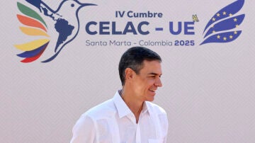 Imagen del presidente del Gobierno, Pedro Sánchez, a su llegada a la IV Cumbre CELAC 
