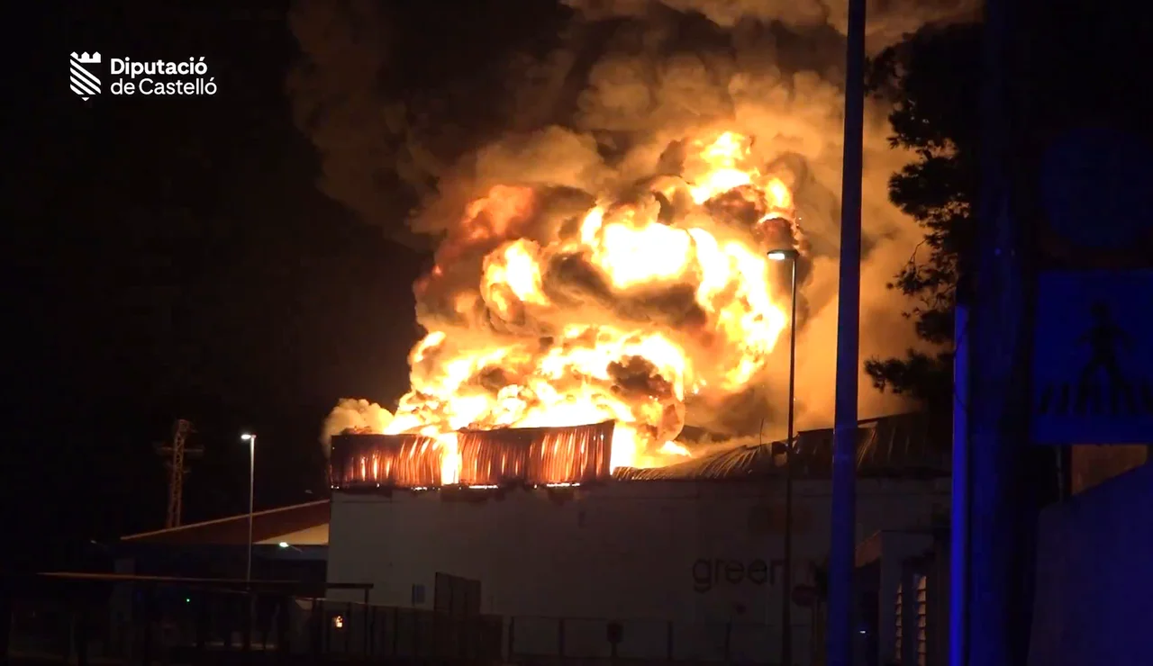 Incendio en Castellón