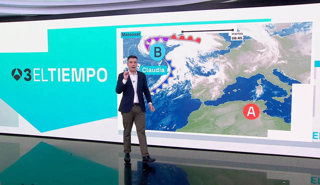 César Gonzalo, borrasca Claudia