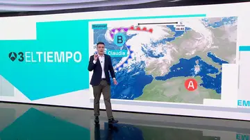 César Gonzalo, borrasca Claudia César Gonzalo, borrasca Claudia