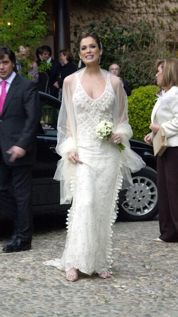 Mar Saura en su boda