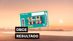 Comprobar décimo y resultado del sorteo extraordinario de lotería del 11 del 11 de la ONCE del lunes 11 de noviembre Comprobar décimo y resultado del sorteo extraordinario de lotería del 11 del 11 de la ONCE del lunes 11 de noviembre