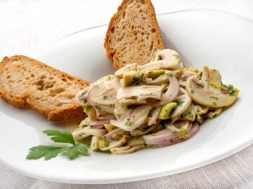 Ceviche de champi&ntilde;ones, de Argui&ntilde;ano: una receta fresca, ligera y muy nutritiva