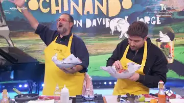 El homenaje gastronómico de David de Jorge a Pablo Alborán: "Está muy rico" El homenaje gastronómico de David de Jorge a Pablo Alborán: "Está muy rico"