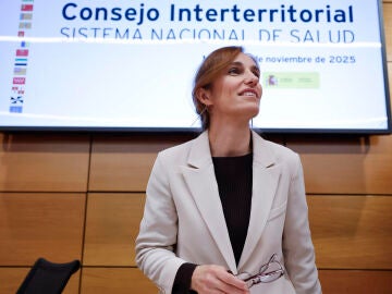 La ministra de Sanidad, Mónica García