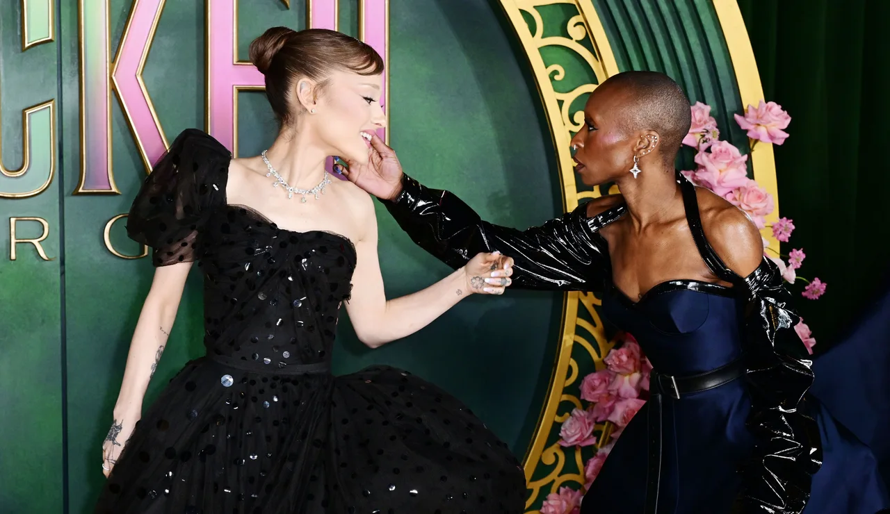 Ariana Grande y Cynthia Erivo en la premiere de Wicked: For Good de Londres