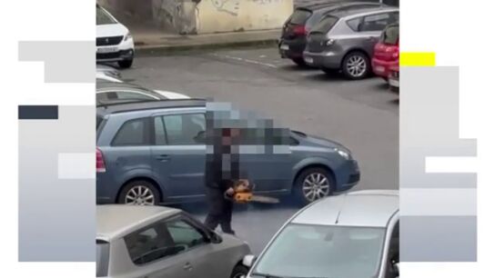 Un enfrentamiento entre dos hombres del barrio ferrolano de Caranza