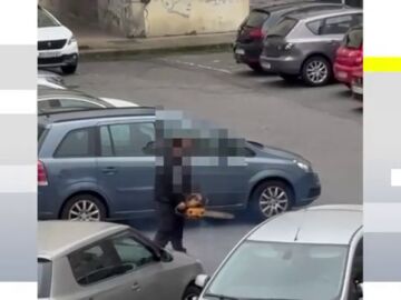 Un enfrentamiento entre dos hombres del barrio ferrolano de Caranza