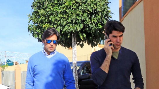 Francisco Rivera y Cayetano Rivera, en 2018