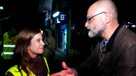 Raúl García en Espejo Público. Raúl García en Espejo Público.