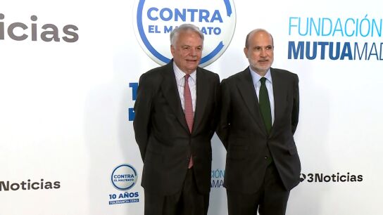 El presidente del Grupo Mutua Madrile&ntilde;a, Ignacio Garralda, y el consejero delegado de Atresmedia, Javier Bardaj&iacute;