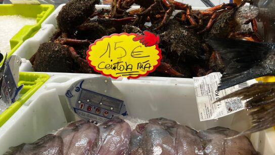 Imagen de marisco en una pescader&iacute;a