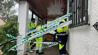 El chalet donde se han encontrado los cuerpos sin vida El chalet donde se han encontrado los cuerpos sin vida
