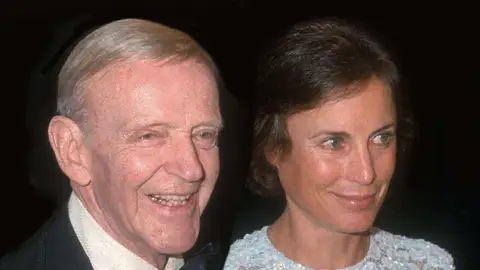 Fred y Robyn Astaire en 1985 Fred y Robyn Astaire en 1985