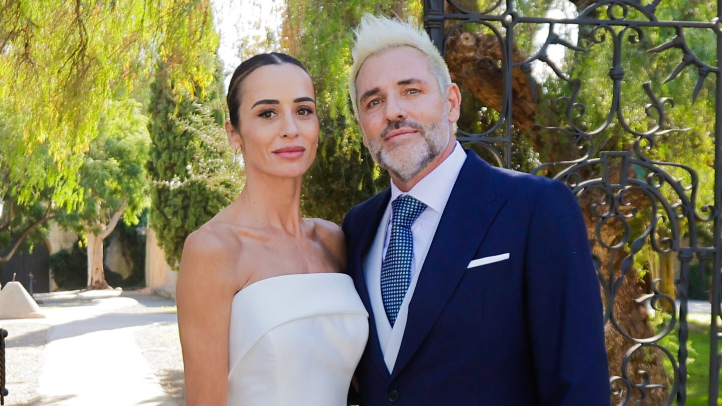 Noem&iacute; y Santi Ca&ntilde;izares en su boda