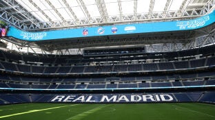 El Santiago Bernab&eacute;u, escenario del partido de la NFL entre Miami Dolphins y Washington Commanders