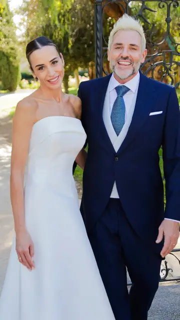 Noemí y Santi Cañizares en su boda Noemí y Santi Cañizares en su boda