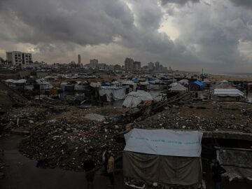 Imagen de las últimas inundaciones en Gaza. 