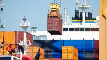 Imagen de contenedores marítimos Imagen de contenedores marítimos