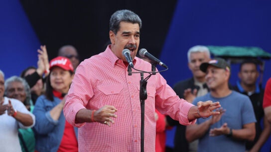 Imagen del presidente venezolano, Nicol&aacute;s Maduro 