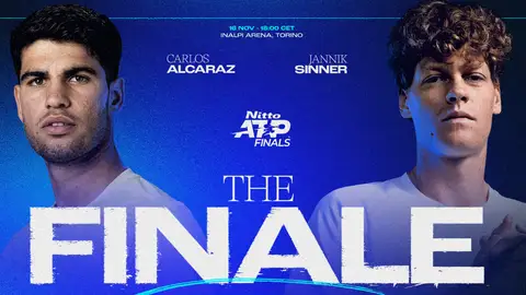 Carlos Alcaraz y Jannik Sinner, finalistas de las ATP Finals 2025 Carlos Alcaraz y Jannik Sinner, finalistas de las ATP Finals 2025