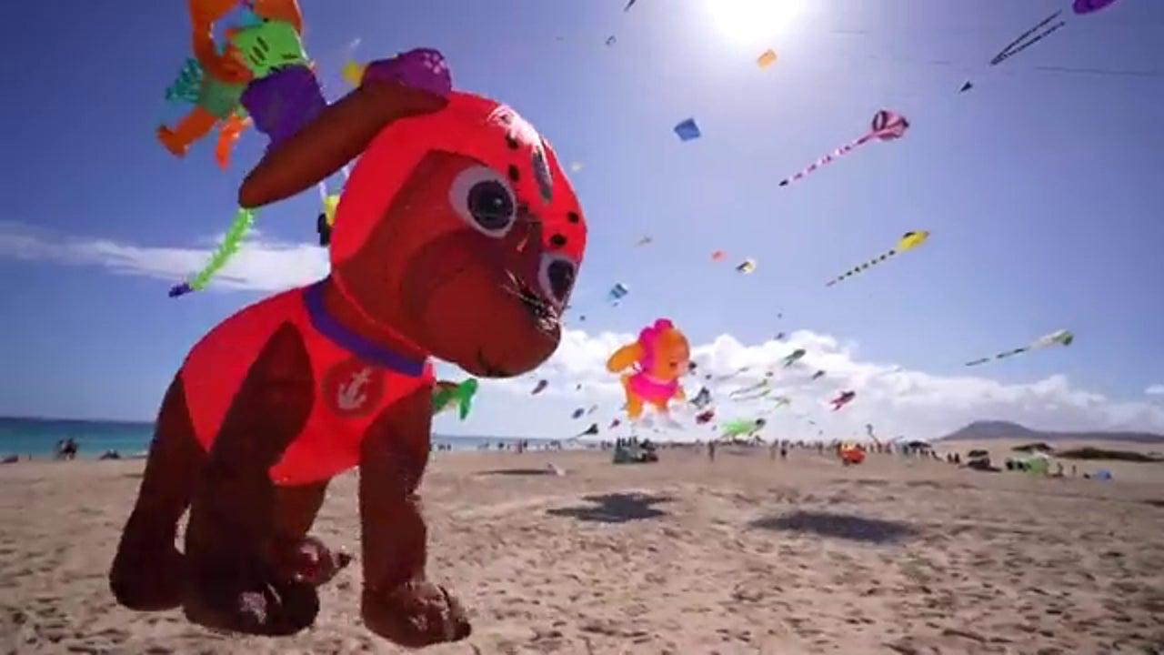 Thousands of Kites from Across Europe Fill the Skies of Fuerteventura
