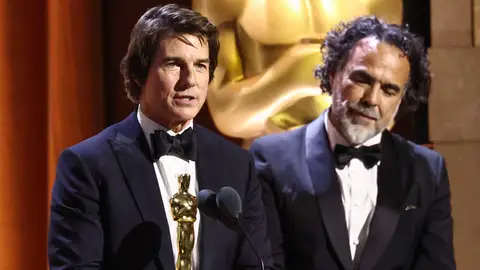Tom Cruise y Alejandro González Iñárritu Tom Cruise y Alejandro González Iñárritu