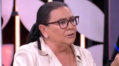 Las lágrimas de María del Monte al recordar la muerte de su madre: Las lágrimas de María del Monte al recordar la muerte de su madre: