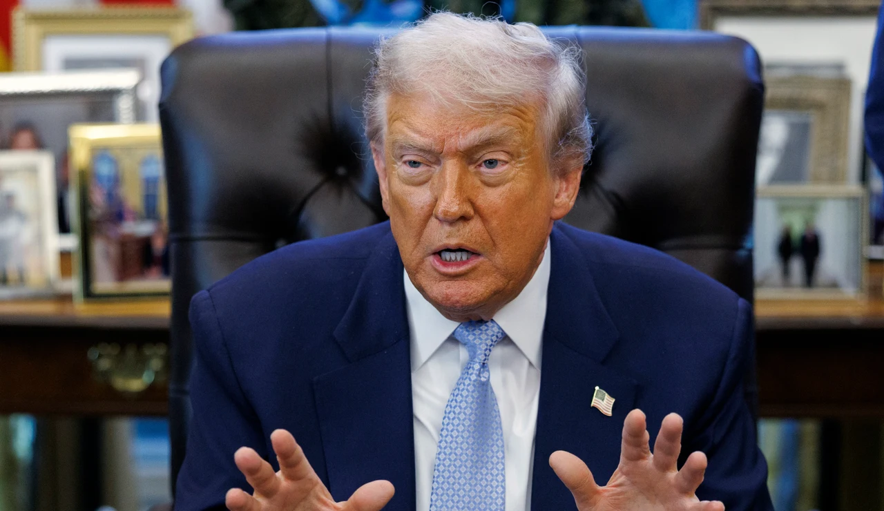 Donald Trump en el despacho Oval de la Casa Blanca