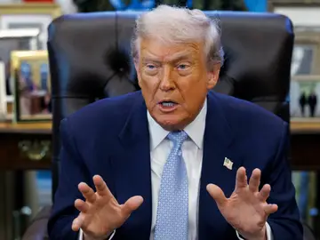 Donald Trump en el despacho Oval de la Casa Blanca Donald Trump en el despacho Oval de la Casa Blanca