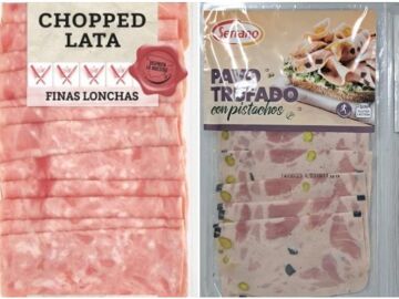 Imagen de dos de los productos que contienen listeria
