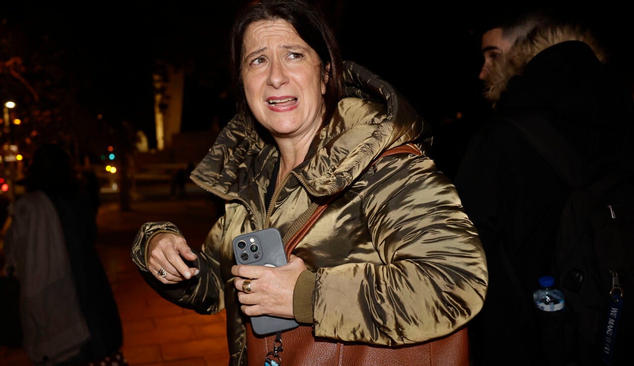 Leire D&iacute;ez abandona sede judicial. 