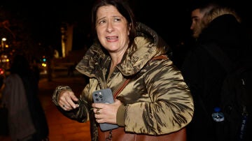 Leire D&iacute;ez abandona sede judicial. 