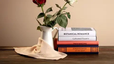 Libros con el título en el lomo según la tradición anglosajona Libros con el título en el lomo según la tradición anglosajona