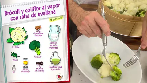 Ingredientes Brócoli y coliflor al vapor Ingredientes Brócoli y coliflor al vapor