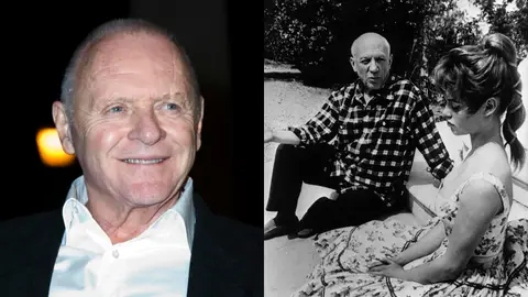 Anthony Hopkins y Pablo Picasso Anthony Hopkins y Pablo Picasso