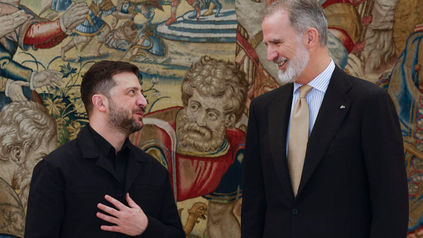  Zelenski visita el Congreso y se reúne con el rey Felipe VI en la Zarzuela 