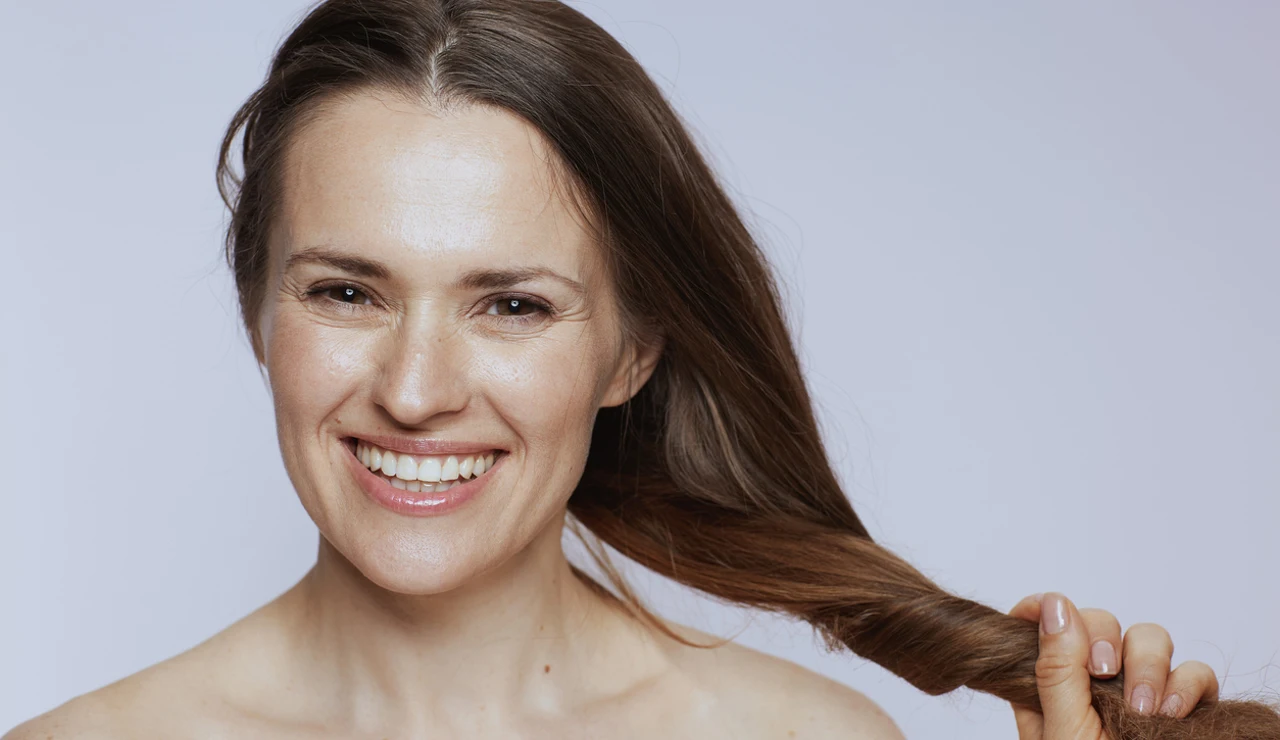 Mujer con una gran melena