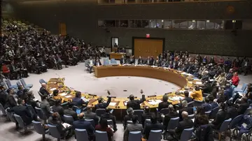 El Consejo de Seguridad de la ONU en una foto de archivo El Consejo de Seguridad de la ONU en una foto de archivo