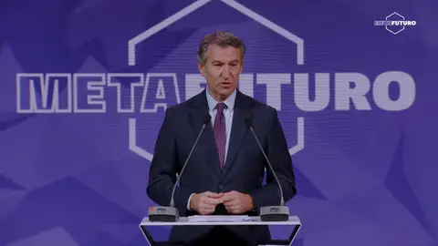 Feijóo en Metafuturo Feijóo anuncia 5 propuestas para la protección digital de los menores en las que incluye un descanso digital